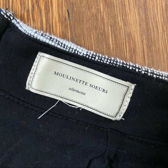 Anthropologie Moulinette Soeurs Erine Beaded Fringe Sequin Stripe A-Line Skirt - Picture 4 of 8